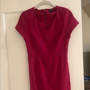 The Limited Pink Short-Sleeve Sheath Dress